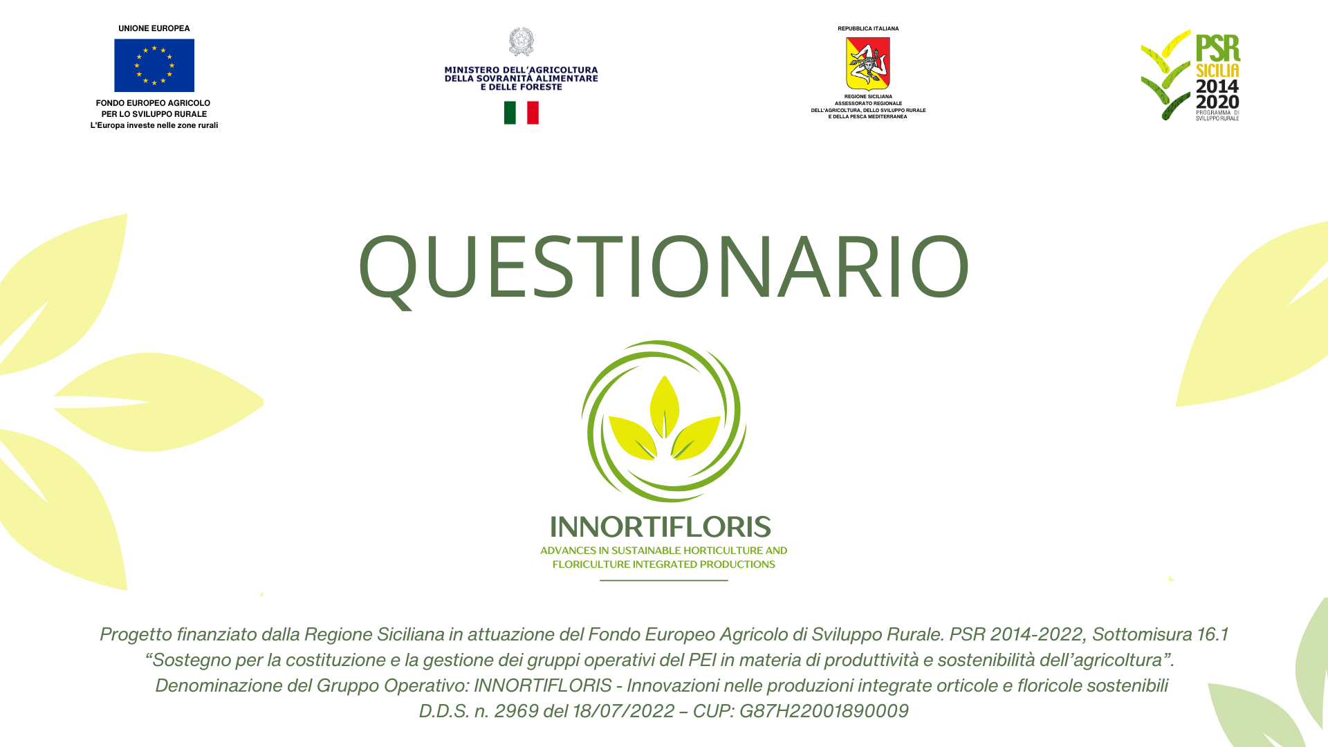 QUESTIONARIO